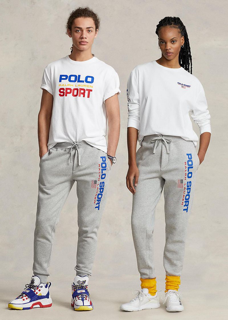 ポロ ラルフ ローレン パンツ メンズ グレー Polo Sport フリース Tracksuit ボトムs ZORJK0327